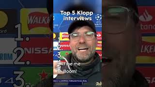 Jurgen Klopp top 5 interviews [upl. by Ajit]