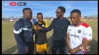 Big Zulu arguing with Dumi MkokstadJAMMIN 2 SOCCER [upl. by Bower556]