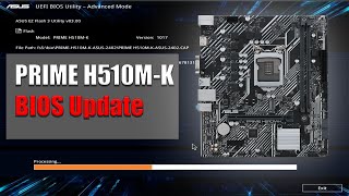 ASUS PRIME H510MK BIOS Update [upl. by Rheba18]