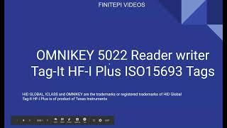 Understand TagIt HF Plus tags using OMNIKEY 5022 [upl. by Solakcin744]