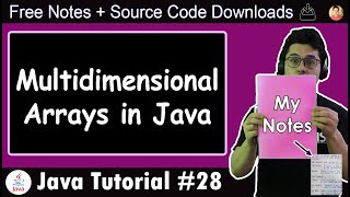 Java Tutorial Multidimensional Arrays in Java [upl. by Lorrad]