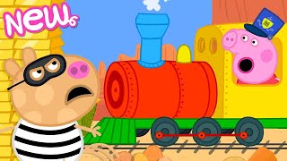 Peppa Pig Tales 🚂 The Great Train Robbery 💰 BRAND NEW Peppa Pig Episodes [upl. by Trebo]