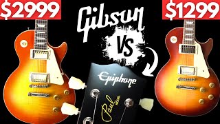 EPIPHONE 1959 LES PAUL vs REAL GIBSON [upl. by Adnolaj437]