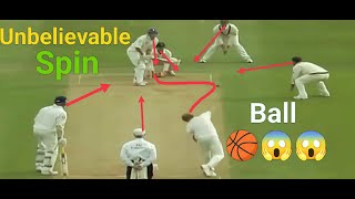 Unbelievable Shane Warne Spin ball in cricket history 🔥🔥 [upl. by Vasilek]