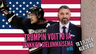 🔴Temevisio 66  Trump voitti  Vieraana Teemu Selänne  USA USA USA [upl. by Nyrmak18]