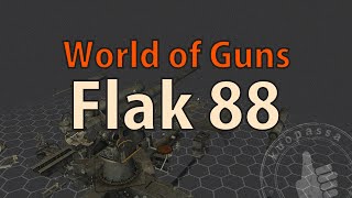 Field stripping 88mm Flak in World of Guns [upl. by Blair]