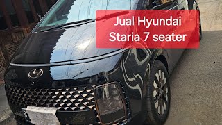 Jual Hyundai Staria 7 Seater Rp 605jt WA 085883490350 [upl. by Lanam]