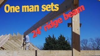 Framing a Rafter Roof Part 7 Episode 29 [upl. by Jeroma751]