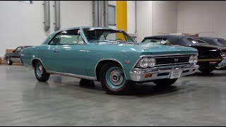 1966 Chevrolet Chevelle SS 396 in Turquoise amp 427 Engine Sound on My Car Story with Lou Costabile [upl. by Deehan879]