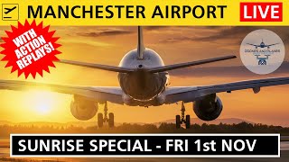 Dawn Special  Friday 1 Nov  0600  Manchester Airport LIVE [upl. by Licec932]