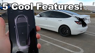 Heres 5 Cool Tesla Model 3 Features [upl. by Anirac]