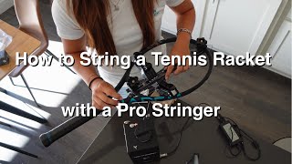 how to string using a Pro Stringer [upl. by Salene399]