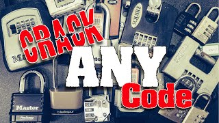 Crack Combination Lock Codes No Code No Problem [upl. by Ramoh]