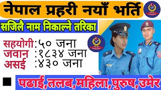 Nepal police vacancy 2080  Nepal police vacancy  Nepal police training [upl. by Alyahc]