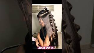 Easy hair styles hairstyle  Longhairstyle braid promhairstyles [upl. by Jagir]