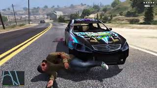 GTA 5  BEST CAR  POLICE CHASE ASTEROPE GZ [upl. by Darrey]