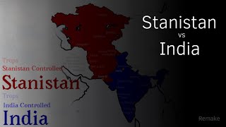 Stanistan vs India Scenario  Remake [upl. by Selbbep]