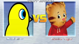 MUGEN BATTLES  Duck Life vs Daniel Tiger [upl. by Aicilev]