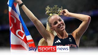 It means everything to me  Team GBs Keely Hodgkinson on winning womens 800m gold [upl. by Amo]