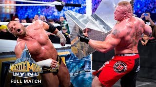 FULL MATCH  Triple H vs Brock Lesnar – No Holds Barred Match WrestleMania 29 [upl. by Aronas]