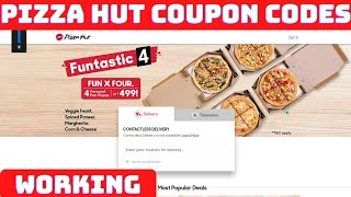 Coupon Code for Pizza Hut  Pizza Hut Coupons for Online Delivery  Free Pizza Hut Coupon Codes [upl. by Edith244]