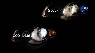 Osram Cool Blue Intense vs Stock Bulbs [upl. by Ennaerb]