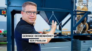 Absauganlage trotz geringer Deckenhöhe Mit unserer modularen Bauweise kein Problem ULMATEC [upl. by Eluk]