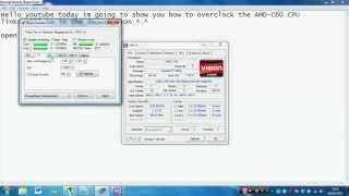 how to overclock any amd cpu [upl. by Rosalinda]