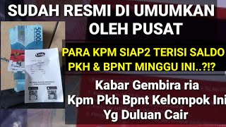 JADWAL RESMI PENCAIRAN PKH TAHAP 5 BERUBAH AKAN CAIR MERATA DI MINGGU INIINFO PKH HARI INI [upl. by Arimak]