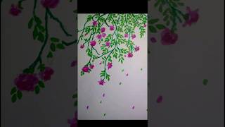 Flower Blossom Art art satisfying drawing viral [upl. by Miun]