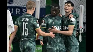 Dramatic Europa League Showdown Tottenham’s NerveWracking Win Over Ferencvaros [upl. by Ashling362]