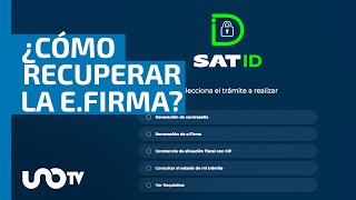 ¿Cómo puedo recuperar mi efirma del SAT [upl. by Htenay]