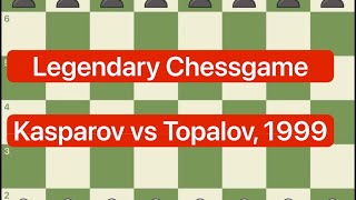 Chessgame Kasparov vs Topalov 1999 chess chessgames games gaming chesscom checkmate [upl. by Middlesworth]