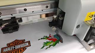 중고실사기 MIMAKI CJV3060 Print amp Cut 솔벤트 복합기  사인시스템 [upl. by Ydnarb]