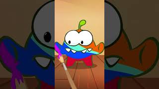 Lets Paint Om Nom  Peinture De Visage Drôle shortsfeed shorts omnomfunnycartoons [upl. by Wally871]