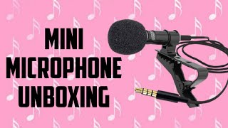 mini microphone unboxing  Mini microphone price in Bangladesh Lifetime hack [upl. by Aicul810]