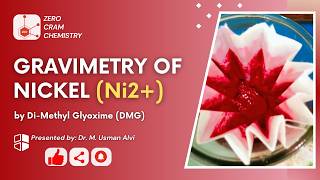 Gravimetry of Nickel  Gravimetry  Analysis  Precipitates  Dimethyl Glyoxime  DMG  Filtration [upl. by Enylekcaj72]