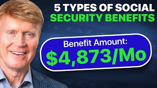 The 5 Types of Social Security Benefits  What Do You Qualify For 🤔 [upl. by Aisetal]