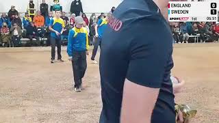 pétanque Juniors 2021 ENGLAND vs SWEDEN [upl. by Faxen709]