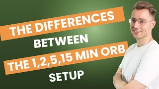 Differences 1 2 5 15min Opening range break ORB setup [upl. by Lina]