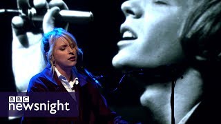 BBC Proms Susanne Sundfør sings Scott Walkers On Your Own Again LIVE  BBC Newsnight [upl. by Loralee]