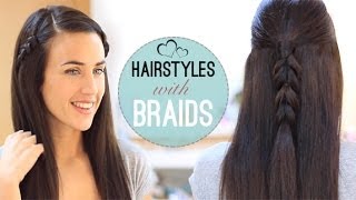 Easy hairstyles with braids [upl. by Oknuj]