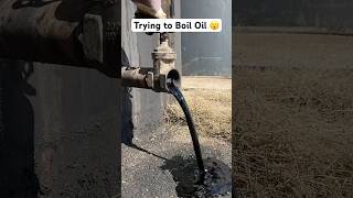 Attempting to Boil Crude Oil shorts [upl. by Ahsitul544]