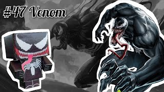 PAPERCRAFT VENOM o inimigo mortal do HOMEM ARANHA [upl. by Nosduh]