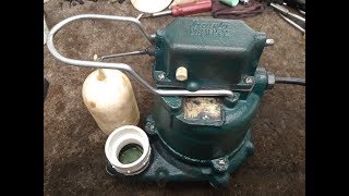 zoeller m53d sump pump rebuild part 5 [upl. by Diraf]