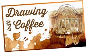 How to Draw with COFFEE ☕ Trick [upl. by Yelsna]