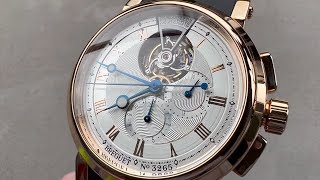 Breguet Marine Tourbillon Chronograph 5837 Breguet Watch Review [upl. by Eelyab]