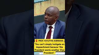 Prof Kivutha Wibwana On Gachagua Impeachment CitizenTV Impeachment DayBreak CitizenDaybreak [upl. by Nesbitt]