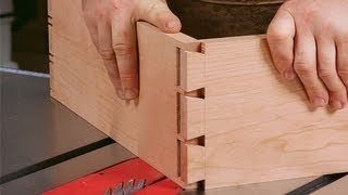 How to Cut Dovetails on a Tablesaw [upl. by Ainoyek]