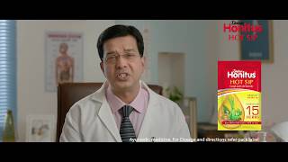 Effective relief from cough amp cold with Dabur Honitus Hot Sip with 15 powerful Ayurvedic herbs [upl. by Fabrienne]